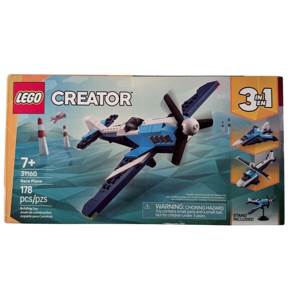 Lego Creator 31160 Race Plane 178 Pieces 3 in 1 NWT - Picture 1 of 4